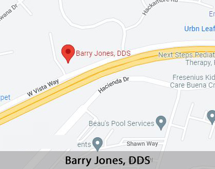 Map image for Family Dentist in Vista, CA
